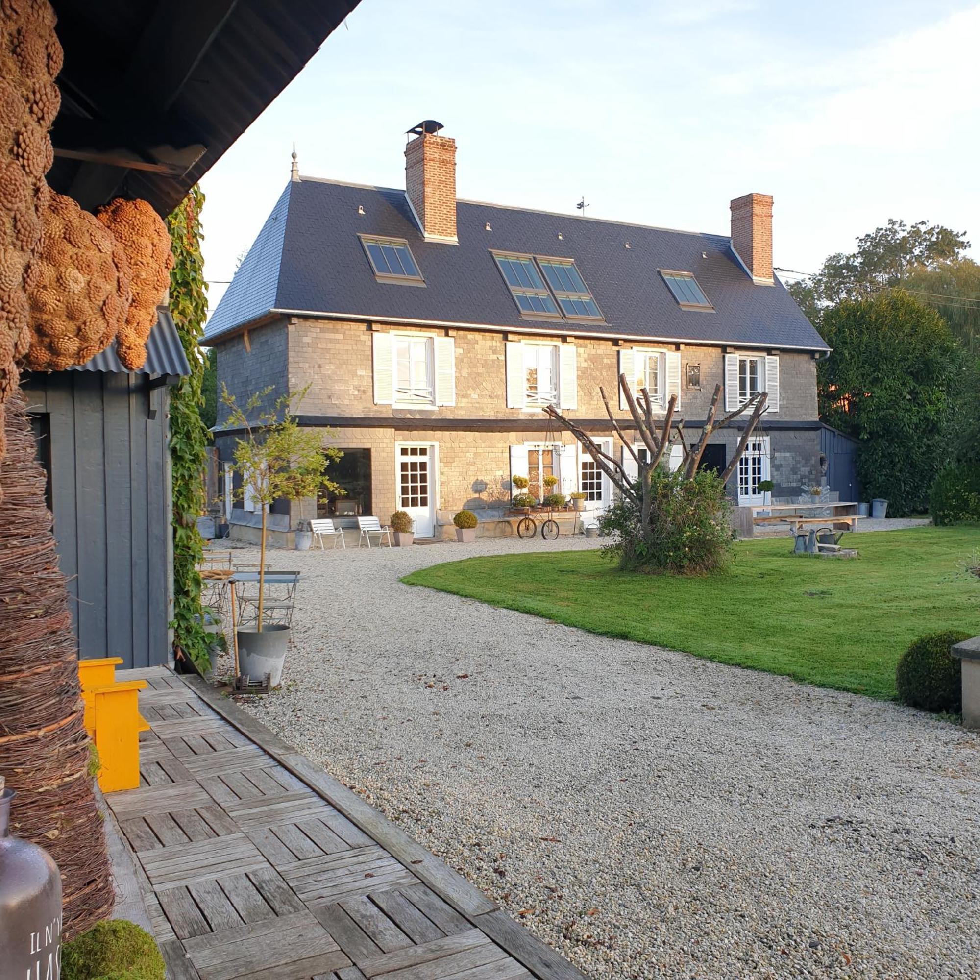 Par Hasard Ou Pas Bed and Breakfast Saint-Martin-aux-Chartrains Eksteriør billede